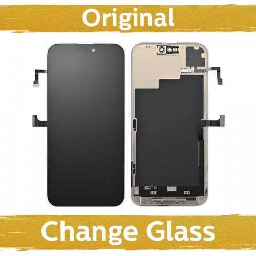 LCD displejs saderīgs ar iPhone 15 Pro Max melns (Renewed: China)