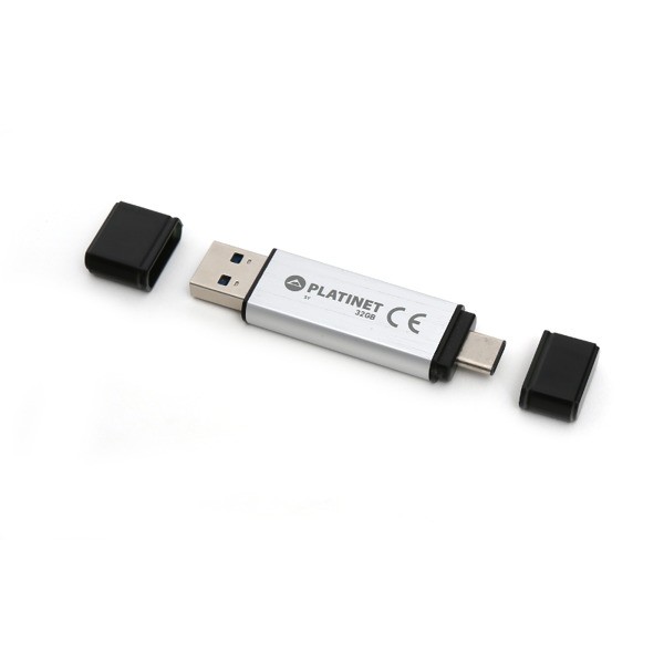 USB atmiņas zibatmiņa Platinet 32GB USB 3.2 + Type-C