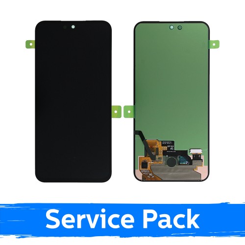 LCD displejs saderīgs ar Samsung S711 S23 FE melns (Service Pack) (NF versija)