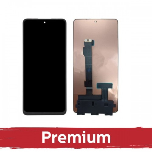 LCD displejs saderīgs ar Xiaomi Poco F5 Pro 5G melns OEM