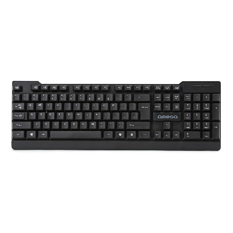 Wired keyboard OMEGA OK35B melns