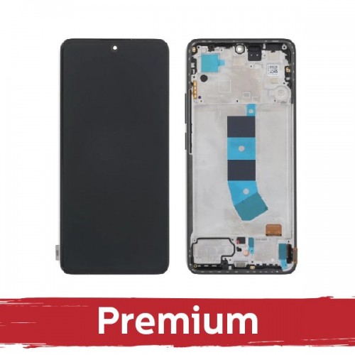 LCD displejs saderīgs ar Xiaomi Redmi Note 13 4G ar rāmi / Ice Blue / OEM