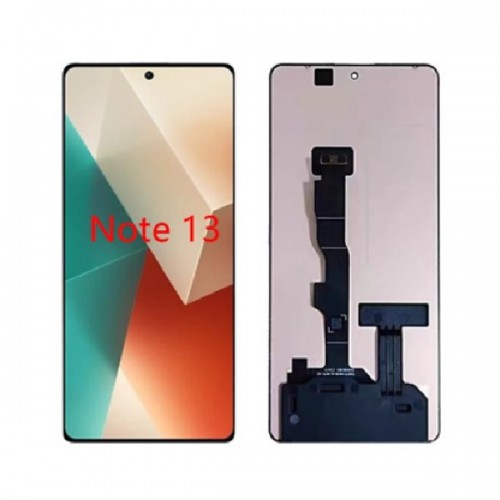 LCD displejs saderīgs ar Xiaomi Redmi Note 13 4G / Note 14 5G / Poco M7 Pro 5G melns HQ