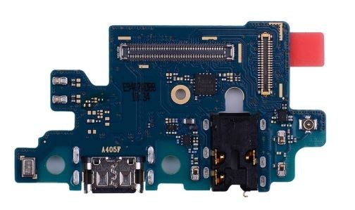 Flex Samsung A405 A40 2019 priekš plugin, microphone, headphone connector original (used Grade A)