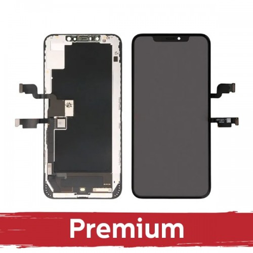 LCD displejs saderīgs ar iPhone XS Max melns (INCELL / Premium) / *Removable IC* /