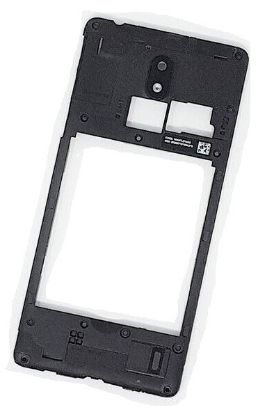 Middle housing Nokia 1 Plus melns original (used Grade A)