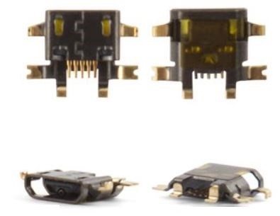 Oriģinālā microUSB uzlādes ligzda HTC One SV/T528T/T328W