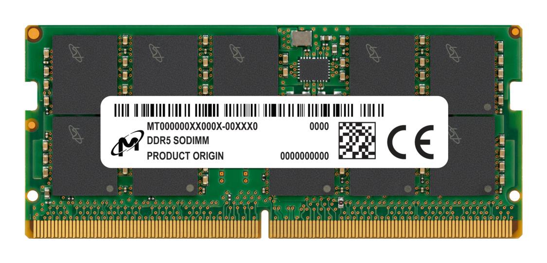 Server Memory Module|MICRON|DDR5|16GB|ECC|5600 MHz|CL 46|1.1 V|MTC10C1084S1TC56BR