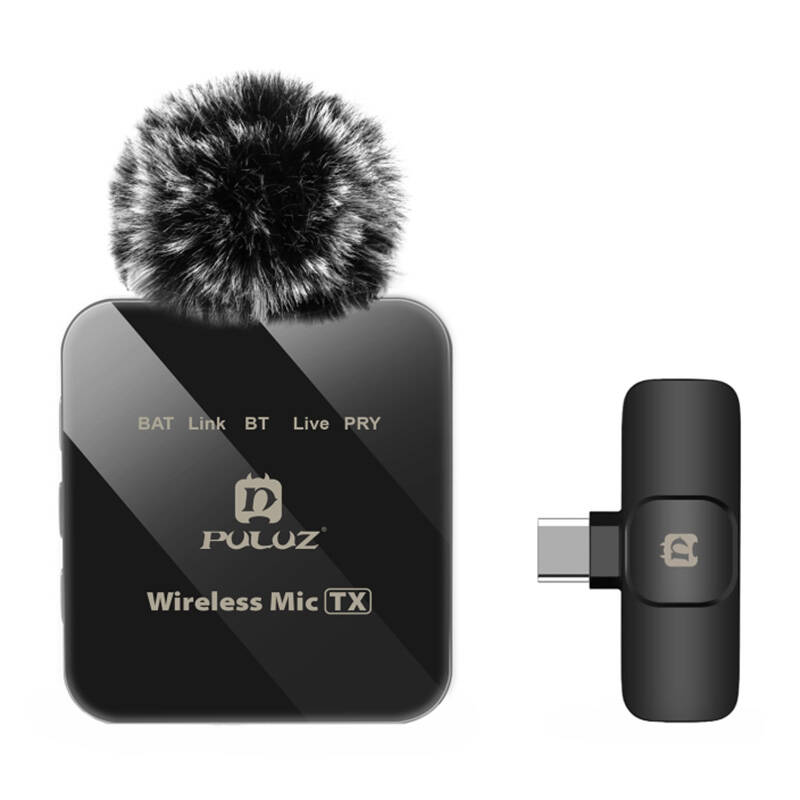 Беспроводной петличный микрофон Puluz PU648B (USB-C)