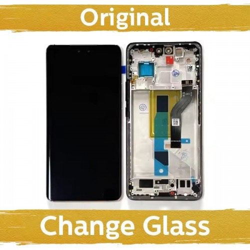 LCD displejs saderīgs ar Xiaomi 13 Lite ar rāmi / gaiši rozā / (Atjaunots: Ķīna)