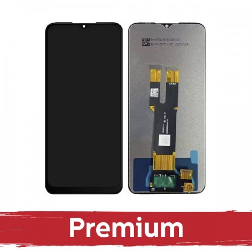 LCD displejs saderīgs ar Nokia C22 melns OEM