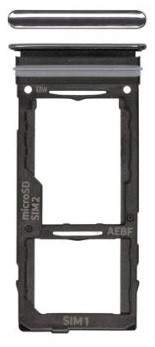 SIM card holder Samsung A525/A526/A528/A725/A726 A52 4G/A52 5G/A52S 5G/A72 4G/A72 5G Black original (service pack)