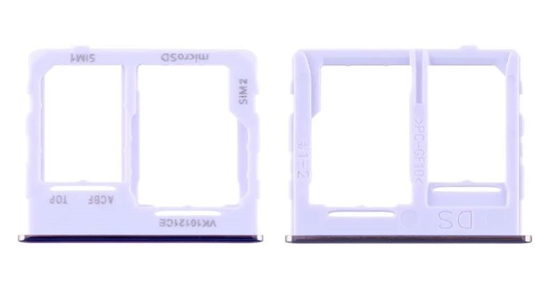 SIM card holder Samsung A326 A32 5G 2021 violets original (service pack)