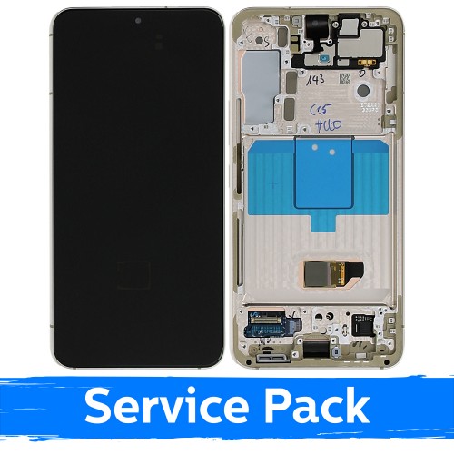 LCD displejs saderīgs ar Samsung S901 S22 ar rāmi / violets / (Service Pack)