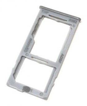 SIM card holder Samsung A426 A42 5G Balts original (service pack)