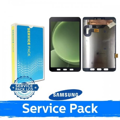 LCD displejs saderīgs ar Samsung X306 / X300 Tab Active 5 5G melns (Service Pack)