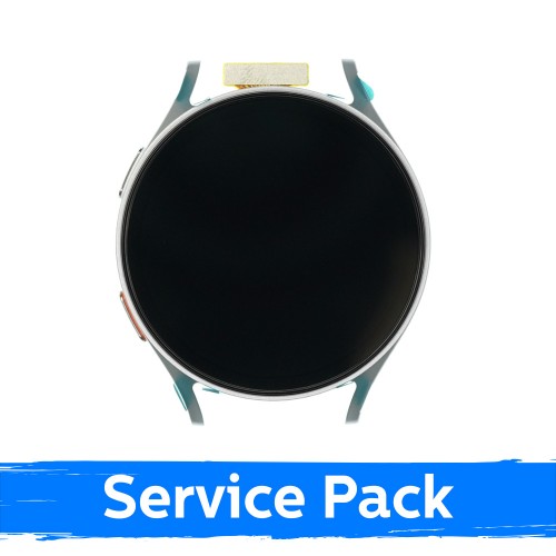 LCD displejs saderīgs ar Samsung L310 Watch 7 44mm ar rāmi / sudrabs / (Service Pack)