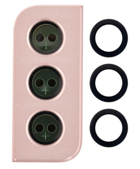 Samsung G991 S21 5G lens priekš camera ar frame Phantom Rozā ORG