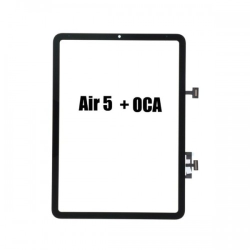 Skārienekrāna digitizers saderīgs ar "Pro+" Apple iPad Air 5 (2022) / melns / stikls + OCA XH 250um