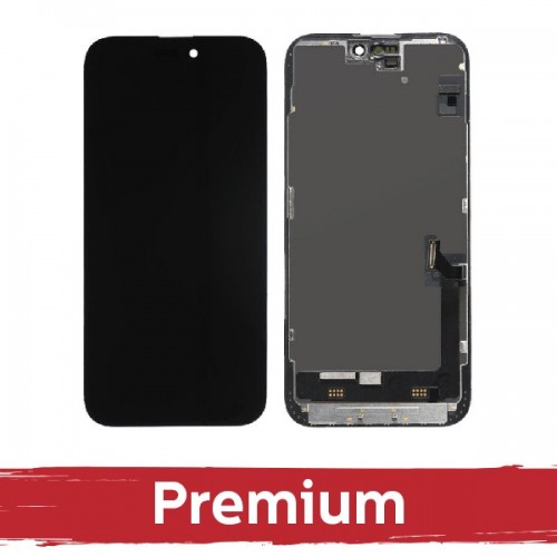 LCD displejs saderīgs ar iPhone 15 Plus melns (INCELL / Premium) /*Removable IC*/