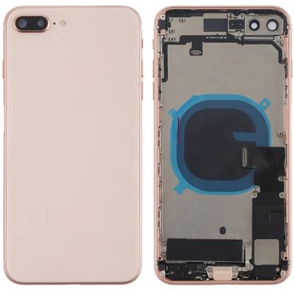Baterija maciņš iPhone 8 Plus Zeltains full ar flex original (used Grade B)