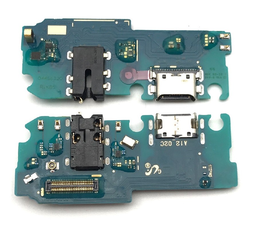 Flex Samsung A125 A12 2020/M127 M12 2021 priekš plugin, microphone, headphone connector original (service pack)