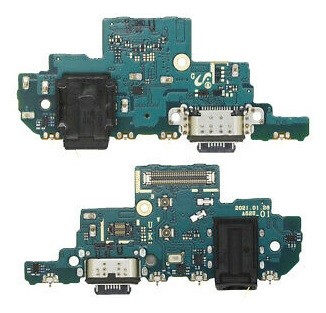 Flex Samsung A525/A526 A52 4G/5G 2021 priekš plugin, microphone, headphone connector original (service pack)