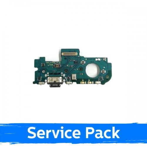 Uzlādes ports saderīgs ar Samsung A356 A35 ar flex / Plata (Service Pack)