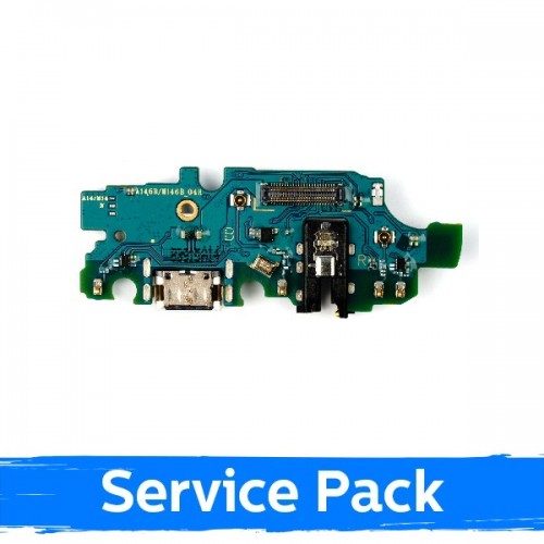 Uzlādes ligzda saderīga ar Samsung A146B A14 5G ar flex / Plata (Service Pack)