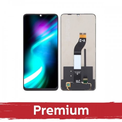 LCD displejs saderīgs ar Xiaomi Redmi 14C 4G / Poco C75 melns OEM