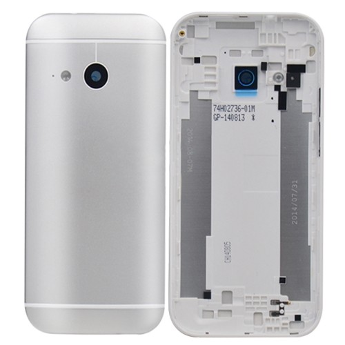 Aizmugurējais vāciņš priekš HTC One Mini 2 (M8 mini) Sudrabs original (used Grade A)
