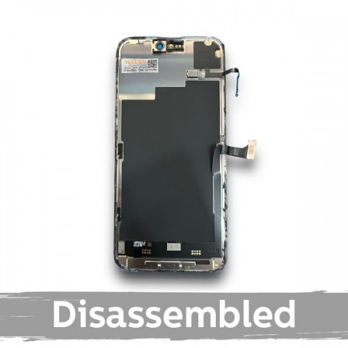 LCD displejs saderīgs ar iPhone 15 Pro Max melns / 100% oriģināls / (no jauna ierīces) + sensora flex