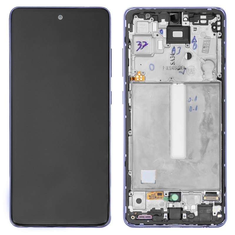 LCD screen Samsung A525/A526 A52 4G/5G 2021 ar touch screen ar frame Awesome Violets original (service pack)