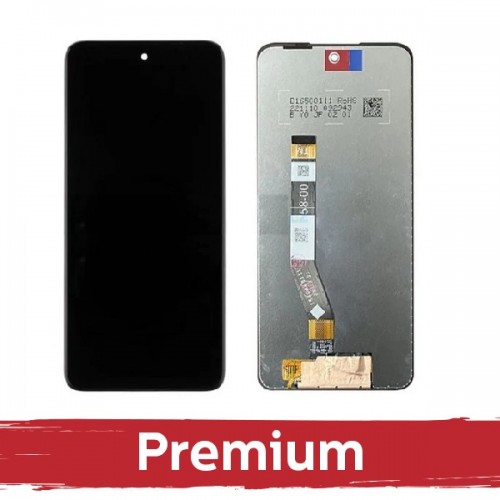 LCD displejs saderīgs ar Motorola G55 5G melns OEM