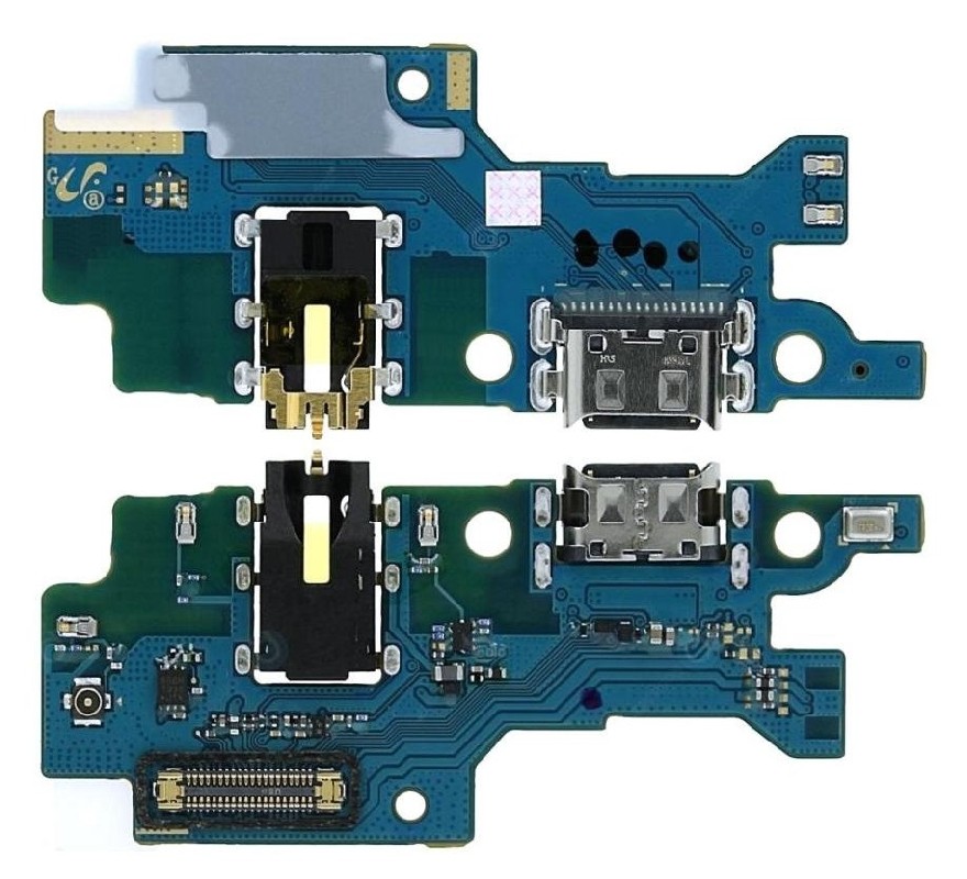 Flex Samsung M215 M21/M307 M30S/M315 M31 priekš plugin, microphone, headphone connector original (service pack)