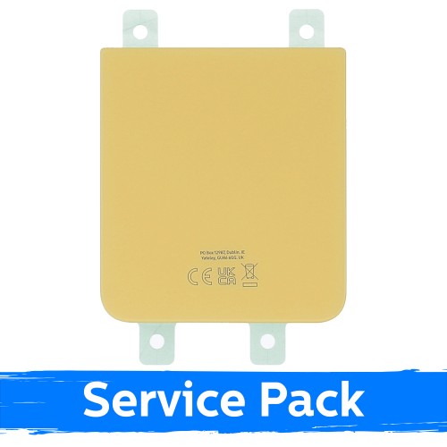 Aizmugurējais vāks saderīgs ar Samsung F731 Z Flip5 / dzeltens / (Service Pack)