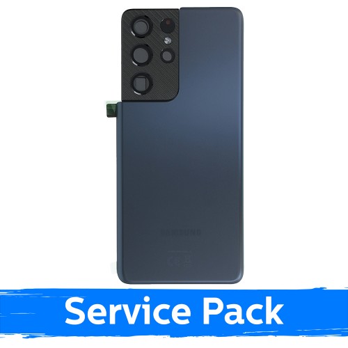 Aizmugurējais vāks saderīgs ar Samsung G998 S21 Ultra / Phantom Navy / (Service Pack)