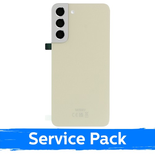 Aizmugurējais vāks saderīgs ar Samsung S906 S22 Plus / Cream / (Service Pack)