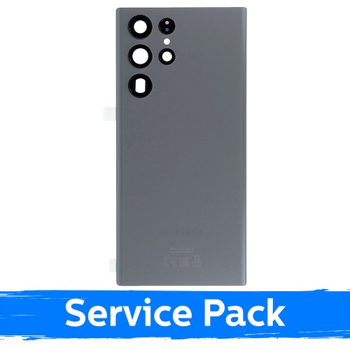 Aizmugurējais vāks saderīgs ar Samsung S908 S22 Ultra / Graphite / (Service Pack)