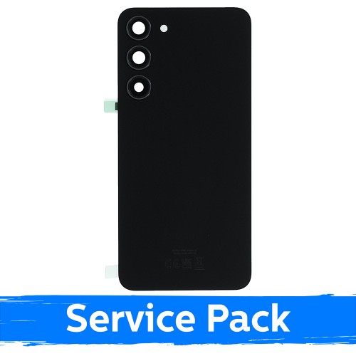 Aizmugurējais vāks saderīgs ar Samsung S916 S23 Plus / Phantom Black / (Service Pack)