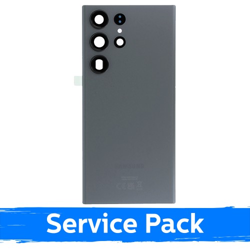 Aizmugurējais vāks saderīgs ar Samsung S918 S23 Ultra / Graphite / (Service Pack)