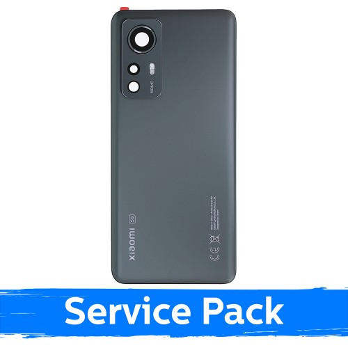Aizmugurējais vāks saderīgs ar Xiaomi 12 (12X) / Pelēks / (Service Pack)