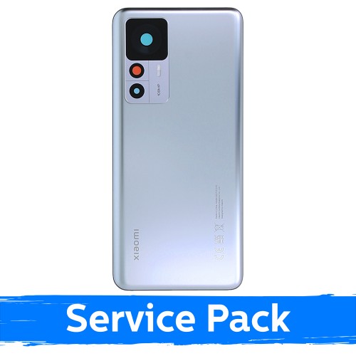 Aizmugurējais vāciņš saderīgs ar Xiaomi 12T / Silver / (Service Pack)
