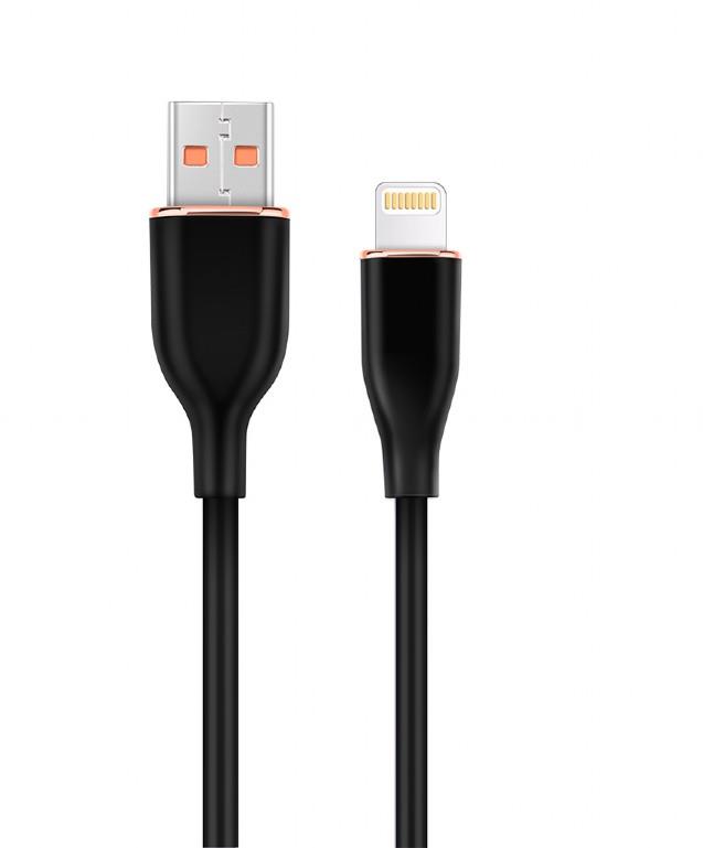 Gembird Lightning uz USB2 kabelis 1.5m melns