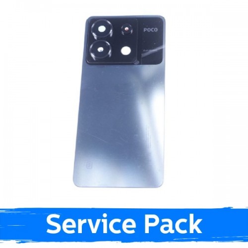 Aizmugurējais vāks saderīgs ar Xiaomi Poco X6 5G / zils / (Service Pack)
