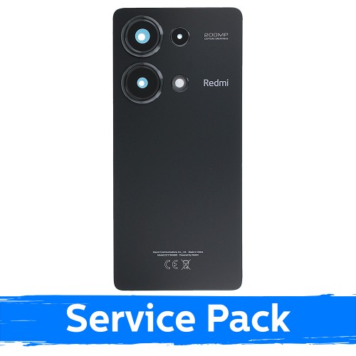 Aizmugurējais vāks saderīgs ar Xiaomi Redmi Note 13 Pro 4G / Midnight Black / (Service Pack)