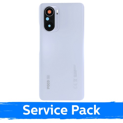 Aizmugurējais vāks saderīgs ar Xiaomi Poco F3 / Arctic White / (Service Pack)