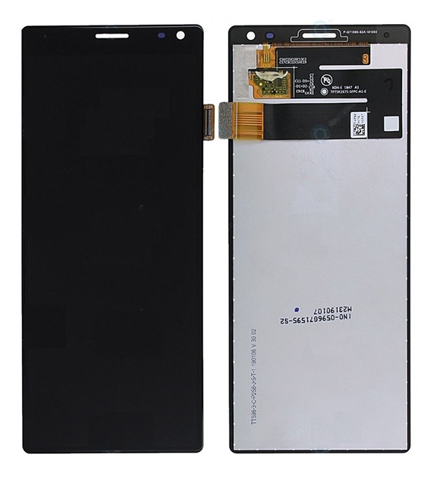 LCD screen Sony Xperia 10/Xperia XA3 ar touch screen melns original (used Grade A)