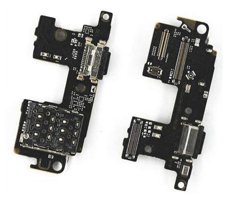 Flex Xiaomi Mi 11 ar charging connector un microphone, SIM card contact used ORG