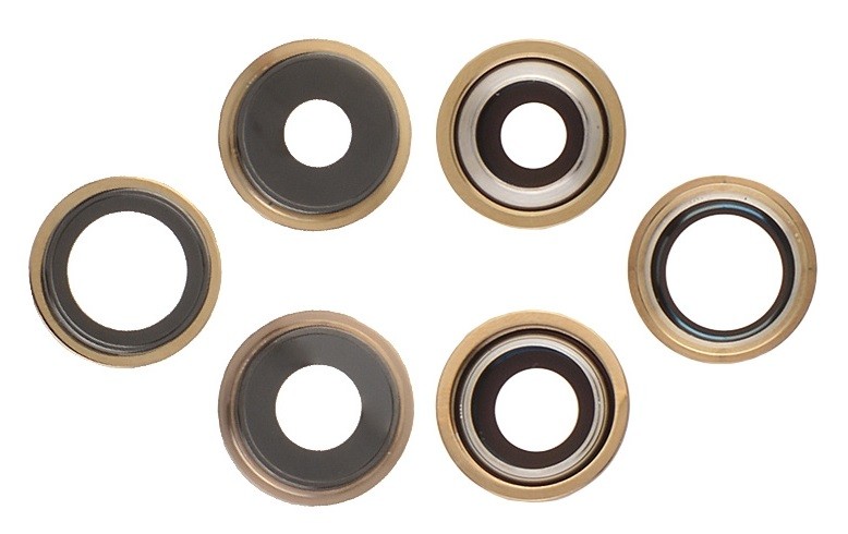 iPhone 13 Pro Max lens for camera with frame Gold (3pcs) ORG